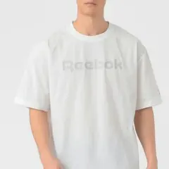Reebok綿タッチ天竺プリントTシャツ メンズ　2XL　大きいサイズのサムネイル