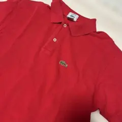 LACOSTE　ポロシャツ　メンズMサイズ　赤のサムネイル