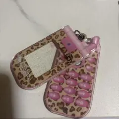 ハローキティ ヒョウ柄 ストラップ