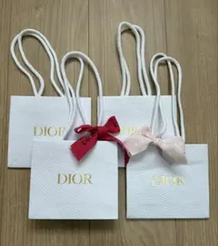 Dior ショッパー　ミニ　ショップ袋　4個セット