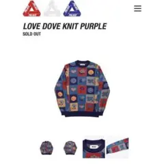 palace love knit 19ss