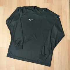 Mizuno トレーニングウェア長袖 吸汗速乾 Mサイズ ブラック