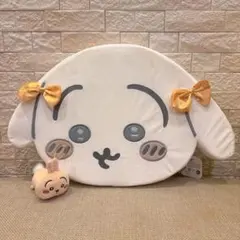 ちいかわ うさぎ 低反発クッション リボン ねそべりマスコット