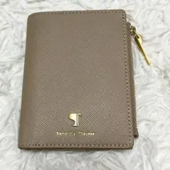 Samantha サマンサタバサ　ポムディスポワール ワンカラー折財布　ベージュのサムネイル