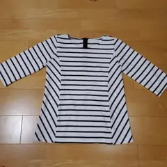 RU ボーダーカットソー