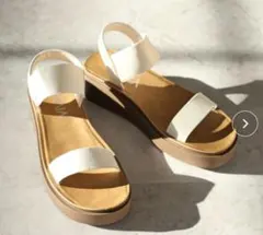 サッ！と履ける VIVIAN 厚底コンフォートバックバンドゴムサンダル