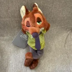 ディズニーストア ズートピア ニック イケてる ぬいぐるみ キーチェーン
