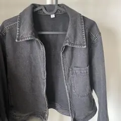 GU グレー デニムジャケット Mサイズ