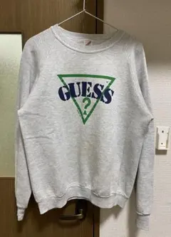 初期 希少 80s 90s USA製 GUESS ゲス ロゴ スウェット