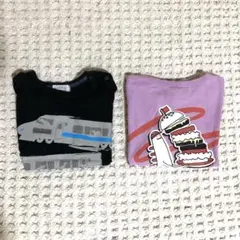 【スペシャルセール☆】ベビー　新幹線　恐竜モンスターTシャツ　80 90