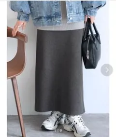 reca グレー タイトスカート