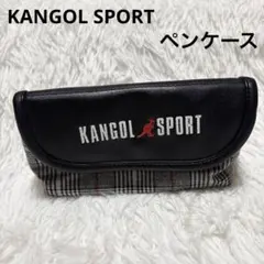 KANGOL SPORT ペンケース 新品 フラップオープンポーチ チェック