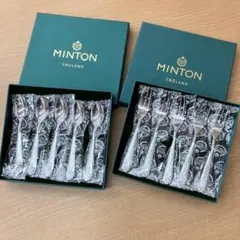 ●【未使用】MINTON ヴィクトリアストロベリー スプーン フォーク5本×2のサムネイル