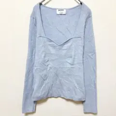 OLD NAVY オールドネイビー 【XL】 リブニット セーター ライトブルー