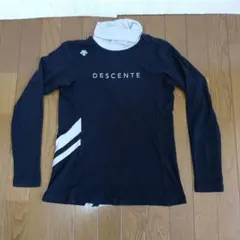 DESCENTE GOLF タートルネックシャツ レディースサイズ L 　黒