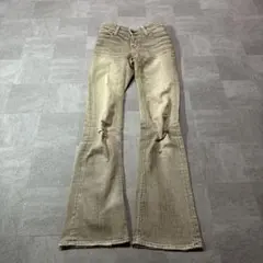 VERO PICA レースアップ フレアデニムパンツ - メルカリ