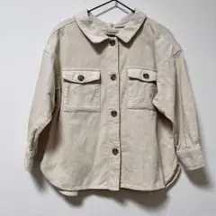 グローバルワーク コーデュロイCPOシャツ Mサイズ　100-110センチ