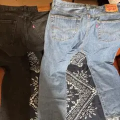 Levi's 501 & 555 ストレートデニムセット