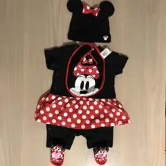 baby dollなりきり ミニーマウス ロンパースセット 70〜80
