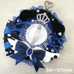 痛ロゼット ♡ 青 × 黒 ♡ ふわふわねこ