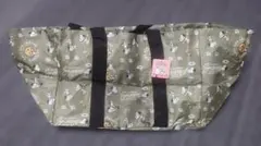 スヌーピー 保冷レジかごバッグ オリーブグリーン