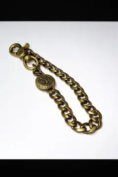 CALEE ウォレットチェーン　真鍮　ゴールドのサムネイル