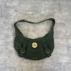 00s diesel archive メタルロゴ　ショルダーバッグ　緑
