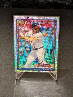 Topps Chrome Ronald Acuña Jr. ロゴフラクター