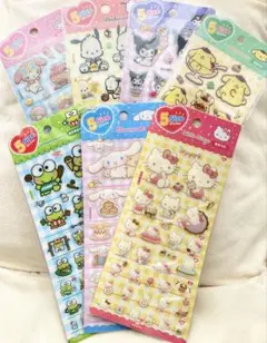 【韓国限定】サンリオ5サイズステッカー　7枚セット♥︎︎∗︎*゜5sizeステッカー