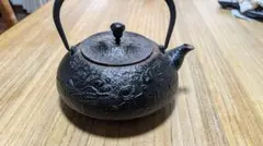 鋳鉄製 鉄瓶 休鳥文 - メルカリ