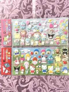 《正規品》サンリオ キャラクターずかんシール 立体シール