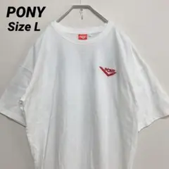 【PONY】 ポニー　メンズTシャツ　背中ビックロゴ　サイズLのサムネイル