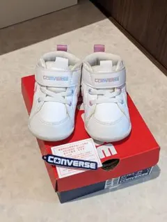13センチ　ベビー・キッズ　CONVERSE ホワイト/ピンク