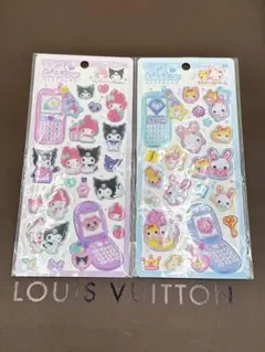 【新品】平成はっぴーフォン　クロミ　マイメロ　ふわふわラビちゃん　2枚セット