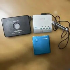 SONY MDプレーヤー シルバー MDディスク付き - メルカリ