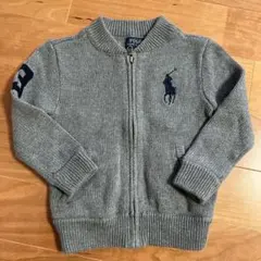 POLO RALPH LAUREN グレー カーディガン 3T
