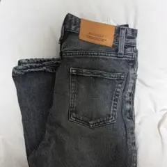 MOUSSY MVSフレア ハイウエスト フレアデニム グレー