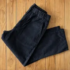 【美品】無印良品 洗いざらしデニムイージーパンツ 黒 メンズS ジーンズ 古着