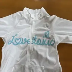 Lovetoxic ラッシュガード ホワイト　140