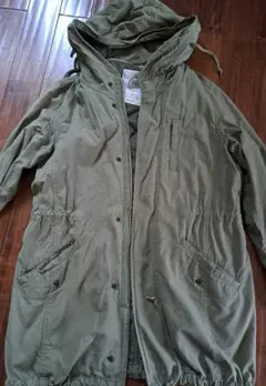 セポ　カーキ　ジャケット　フード　ジャンパー　ブルゾン2033