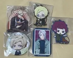 A3! 古市左京 有栖川誉 雪白東 缶バッジ ラバーストラップ まとめ売り