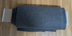 グレー メルトン生地 約150cm×3.5m