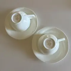 ノリタケ　ティーカップとソーサーセット 2客