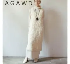 【AGAWD】アガウド フリンジワンピース ロングベスト ビスチェ