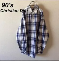 希少　Christian Dior チェックシャツ BDシャツのサムネイル