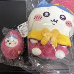 ちいかわ　もぐもぐ本舗　川越　おいもなぬいぐるみ　マスコット　ハチワレ