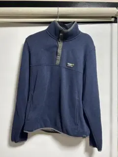L.L.Bean ネイビー ハーフジップ フリース M REG