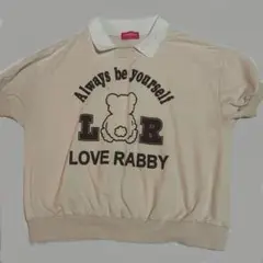 LOVE RABBY ラブラビ クマ Tシャツ