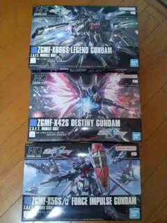 HG ガンダムSEED 3点セット 未組立 フリーダム、ディスティニー