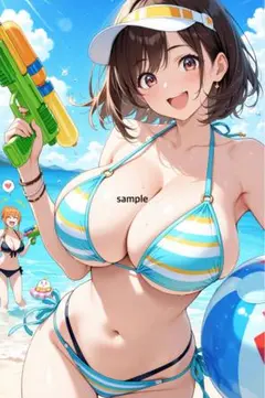 m1693 AIイラスト　かわいい　A4ポスター